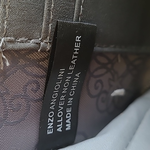 Enzo Angiolini dark gray wallet. Has change pocket & 6 card pockets inside. - Picture 8 of 16